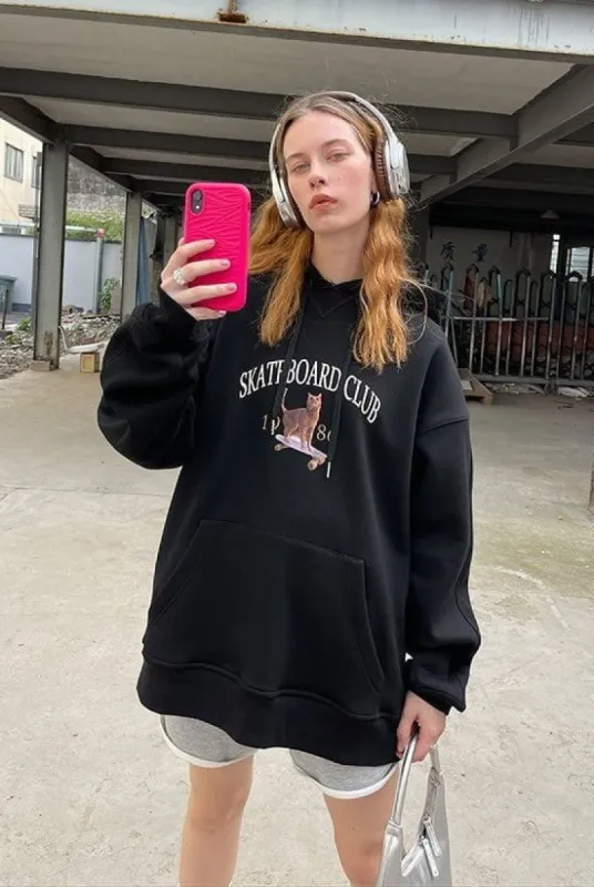 1986 Skateboard Club Fleece Hoodie sold by PROD Bldg