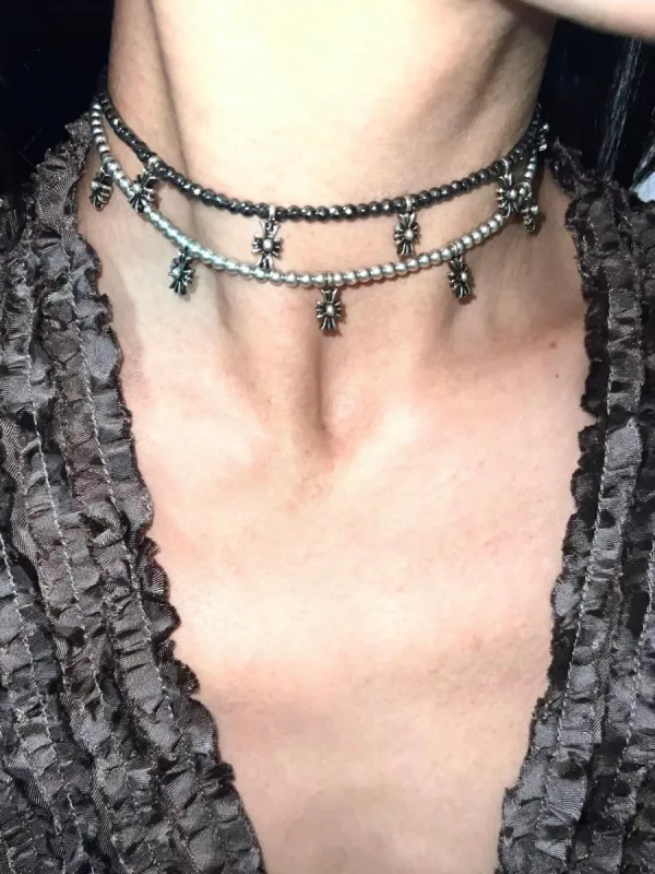 Basic Titanium Steel Cross Necklace sold by PROD Bldg