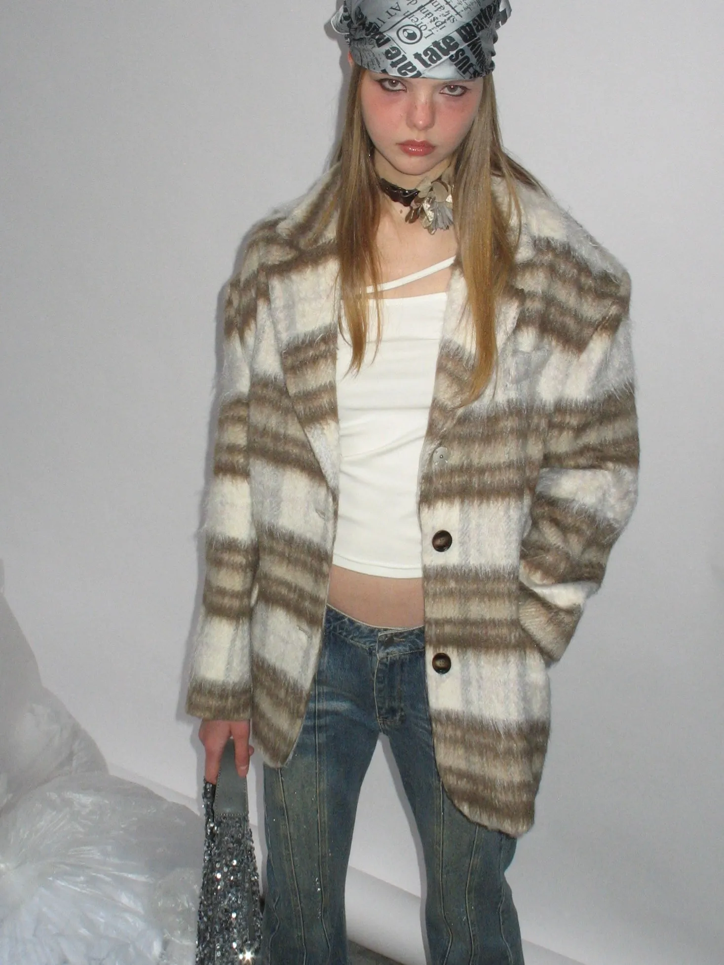 Casual Plaid Blazer sold by PROD Bldg product image thumbnail 3