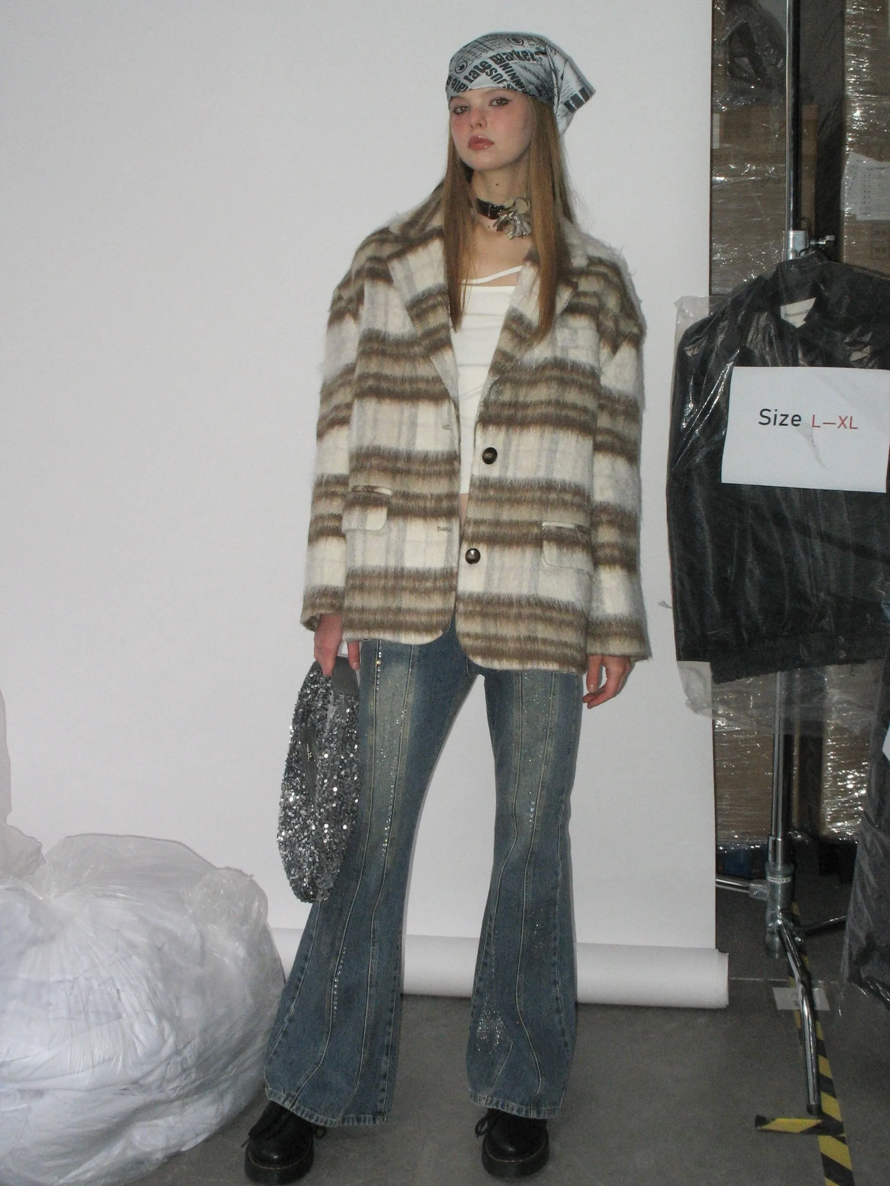 Casual Plaid Blazer sold by PROD Bldg product image thumbnail 2