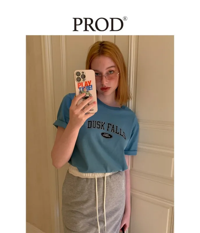 Dusk Falls Graphic Basic Short Sleeve T-Shirt sold by PROD Bldg