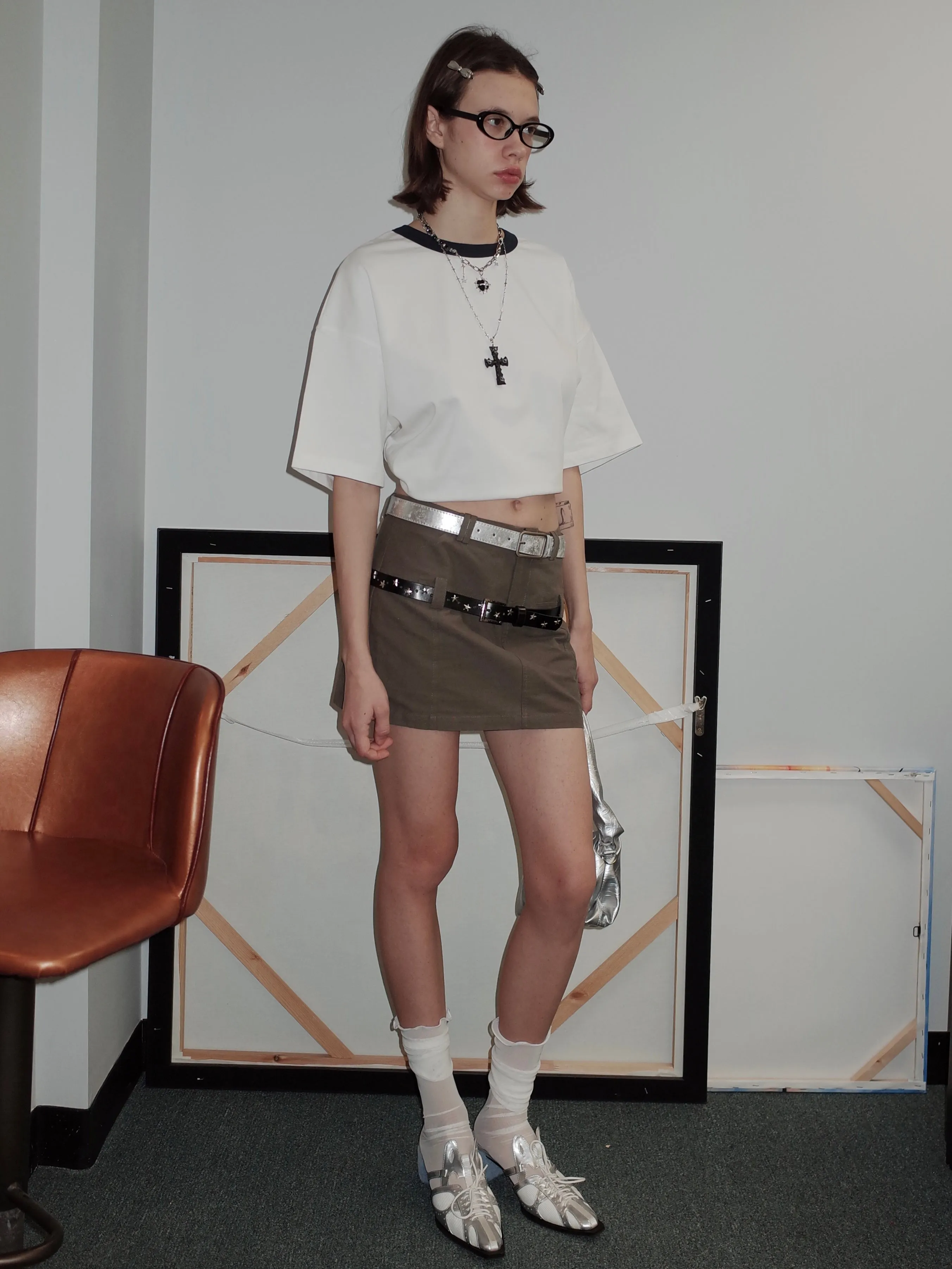 Color Splicing Boyfriend T-shirt sold by PROD Bldg