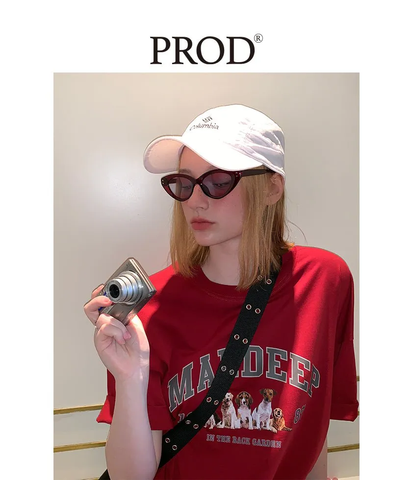 In the Back Garden Oversized Short Sleeve T-Shirt / Brick Red sold by PROD Bldg product image thumbnail 2