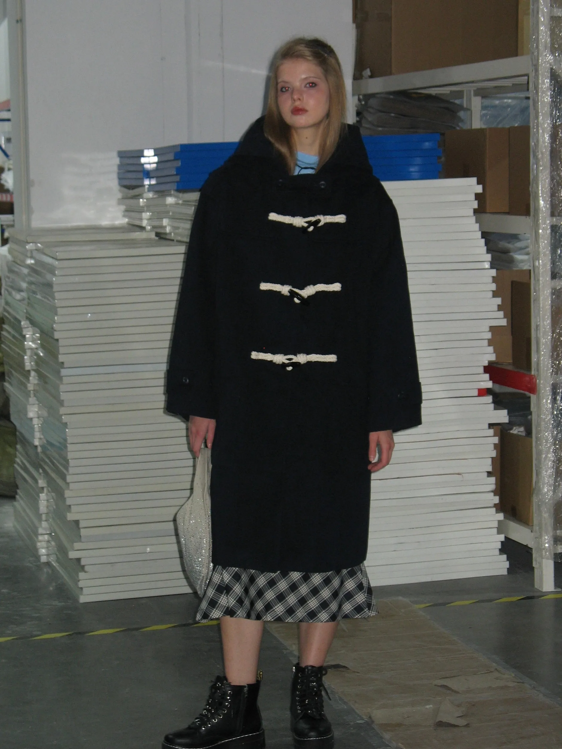 Navy Blue Duffle Coat sold by PROD Bldg