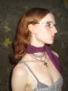 Rose Ribbon Scarf /Purple sold by PROD Bldg