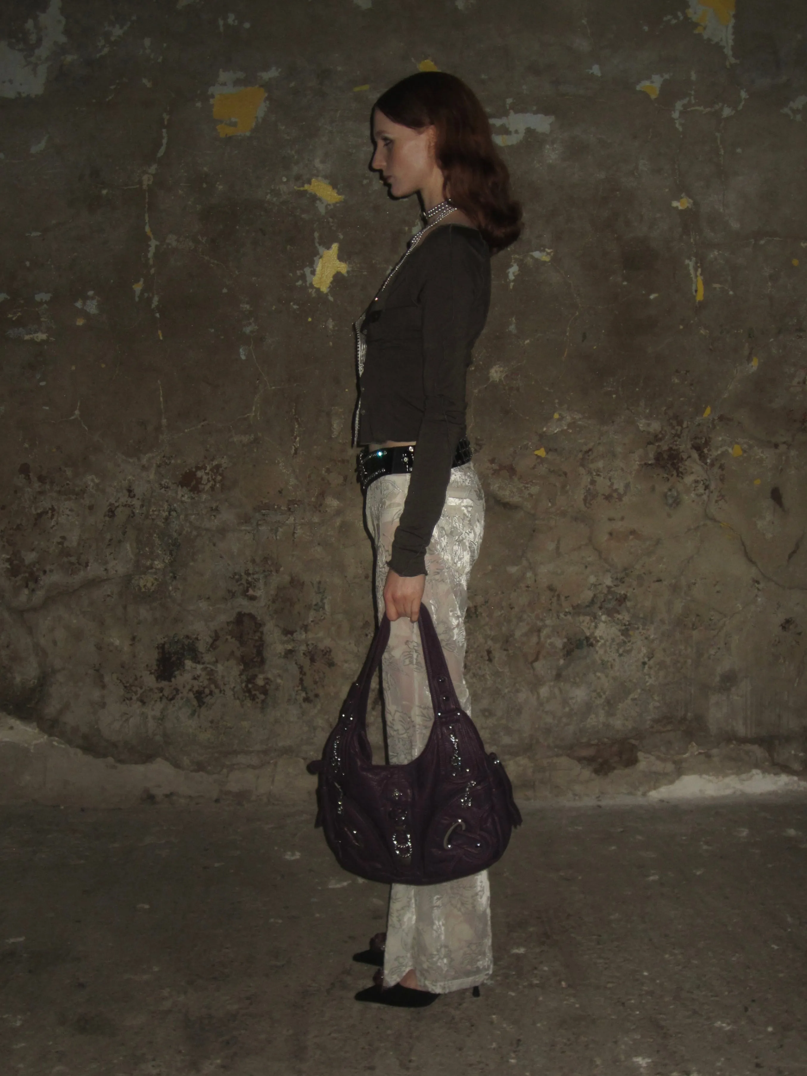 Lace-trimmed Cardigan /Brown sold by PROD Bldg product image thumbnail 5