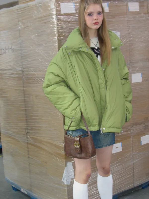 Green Puffer Down Jacket sold by PROD Bldg