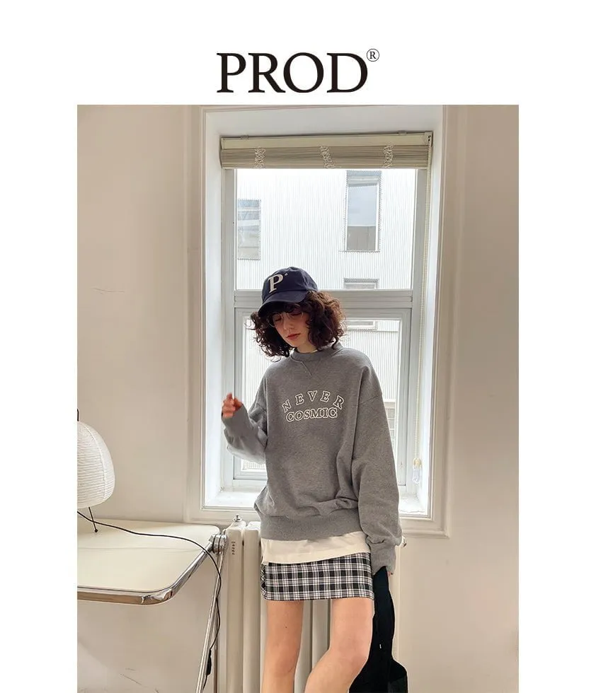 Small Fit Never Cosmic Sweatshirt / Dark Gray sold by PROD Bldg product image thumbnail 3