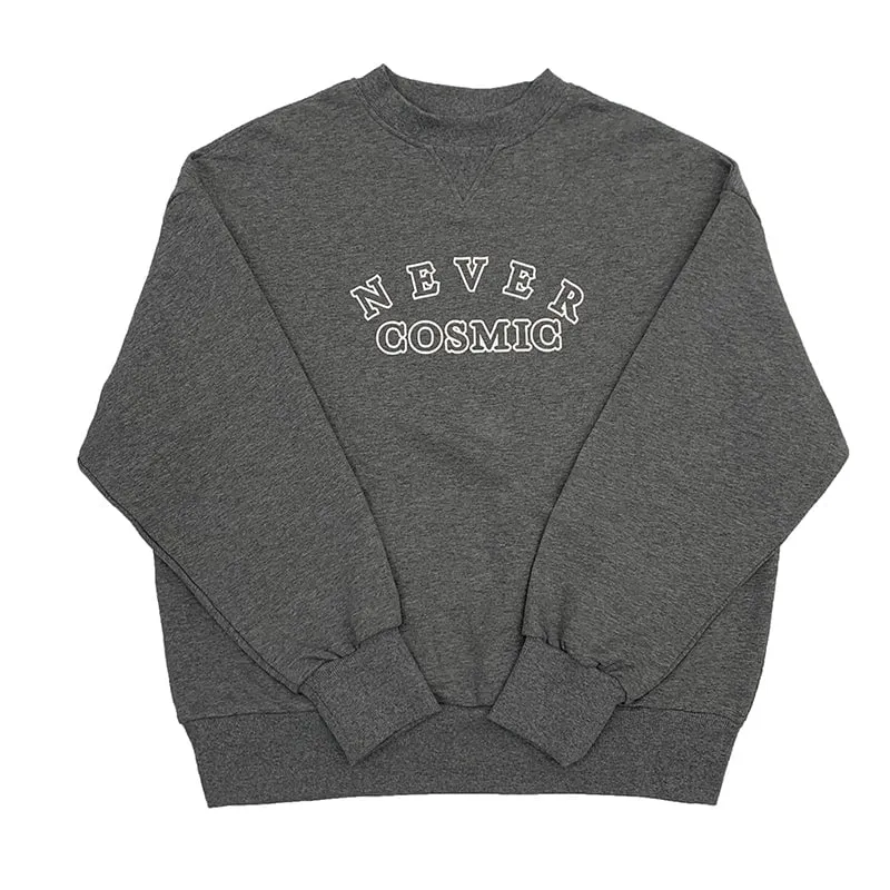 Small Fit Never Cosmic Sweatshirt / Dark Gray sold by PROD Bldg product image thumbnail 2