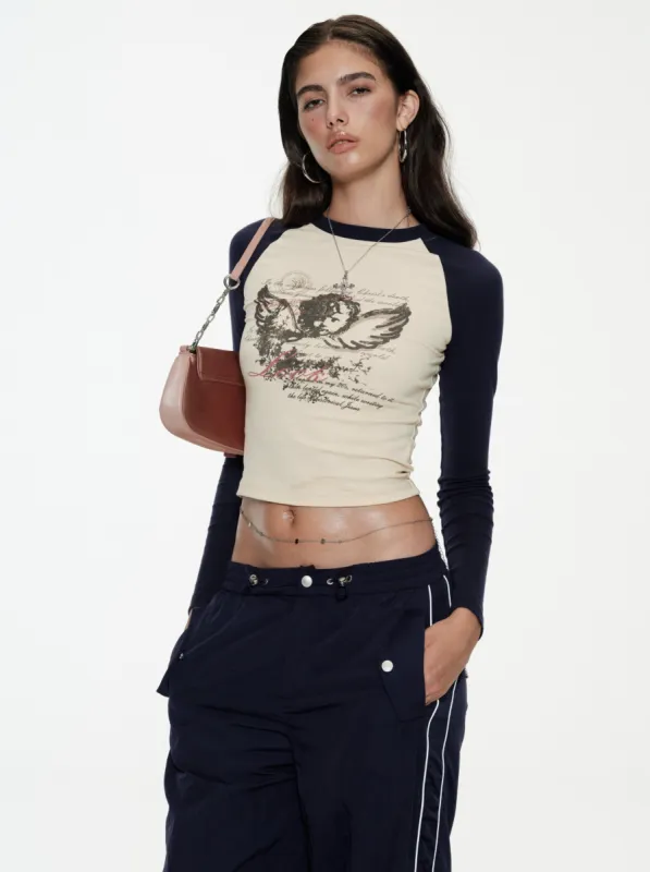 Fallen Angel Long Sleeve Top sold by PROD Bldg