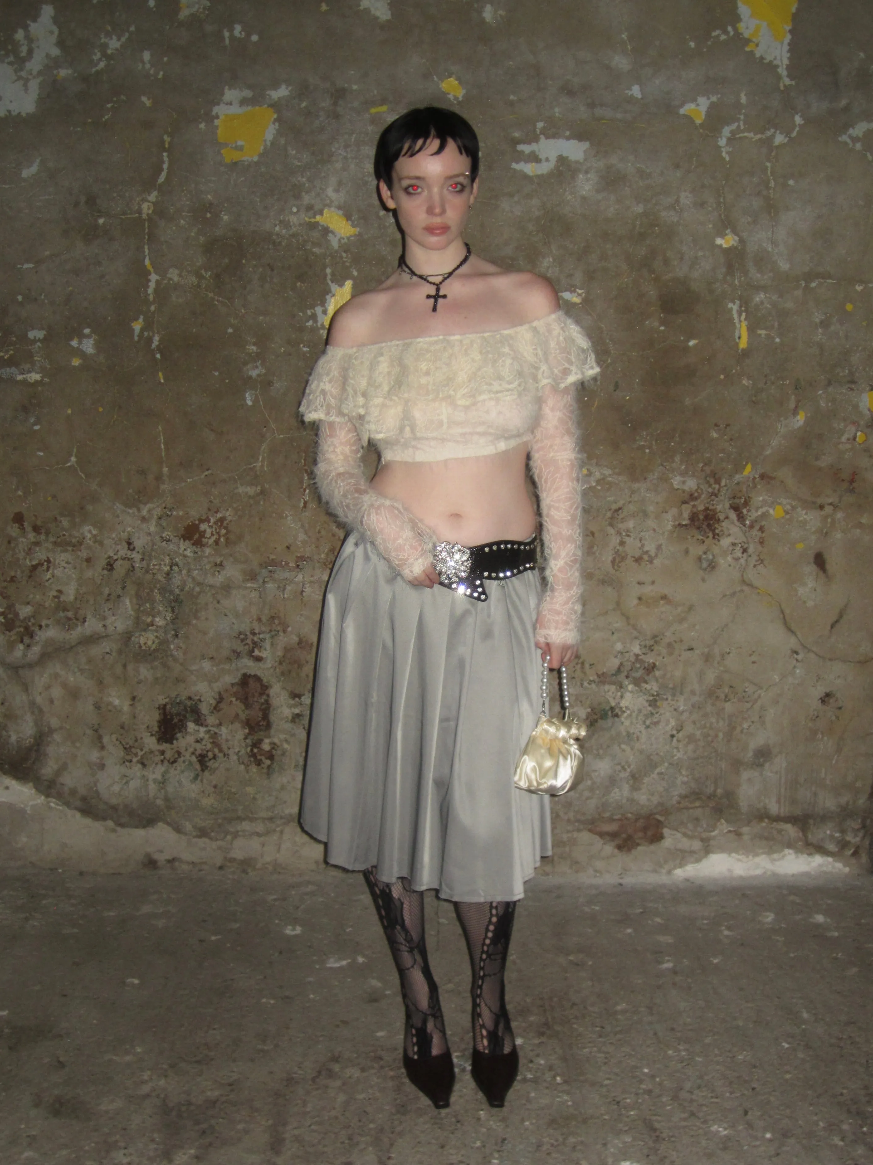 Lace Crop Top sold by PROD Bldg product image thumbnail 2