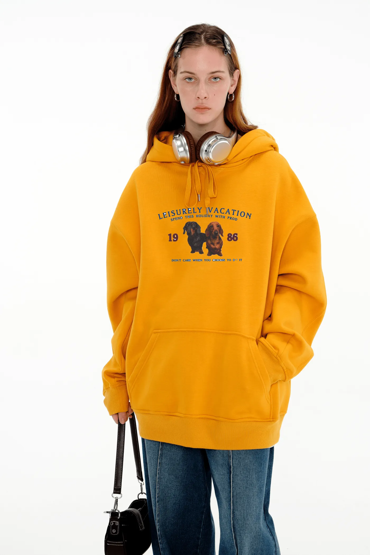 1986 Two Dogs Fleece Hoodie sold by PROD Bldg
