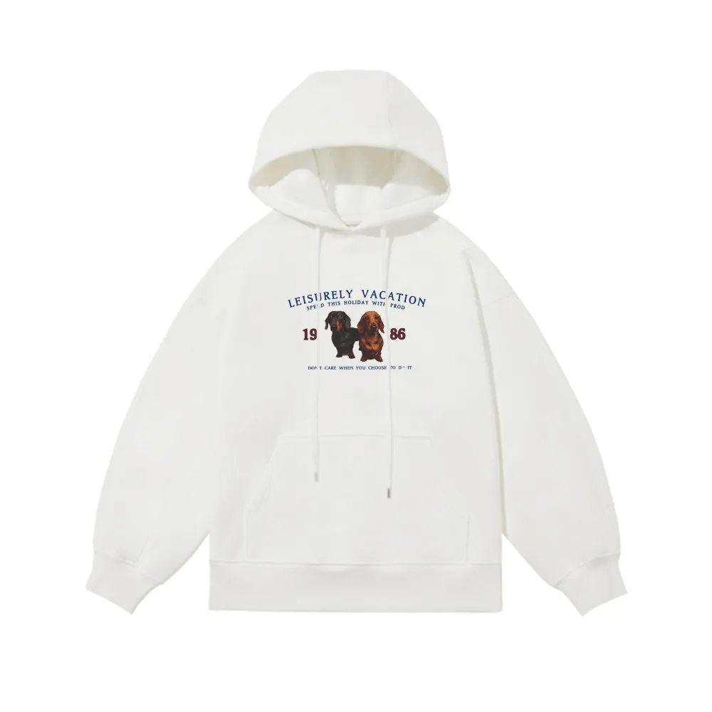 1986 Two Dogs Fleece Hoodie sold by PROD Bldg product image thumbnail 4
