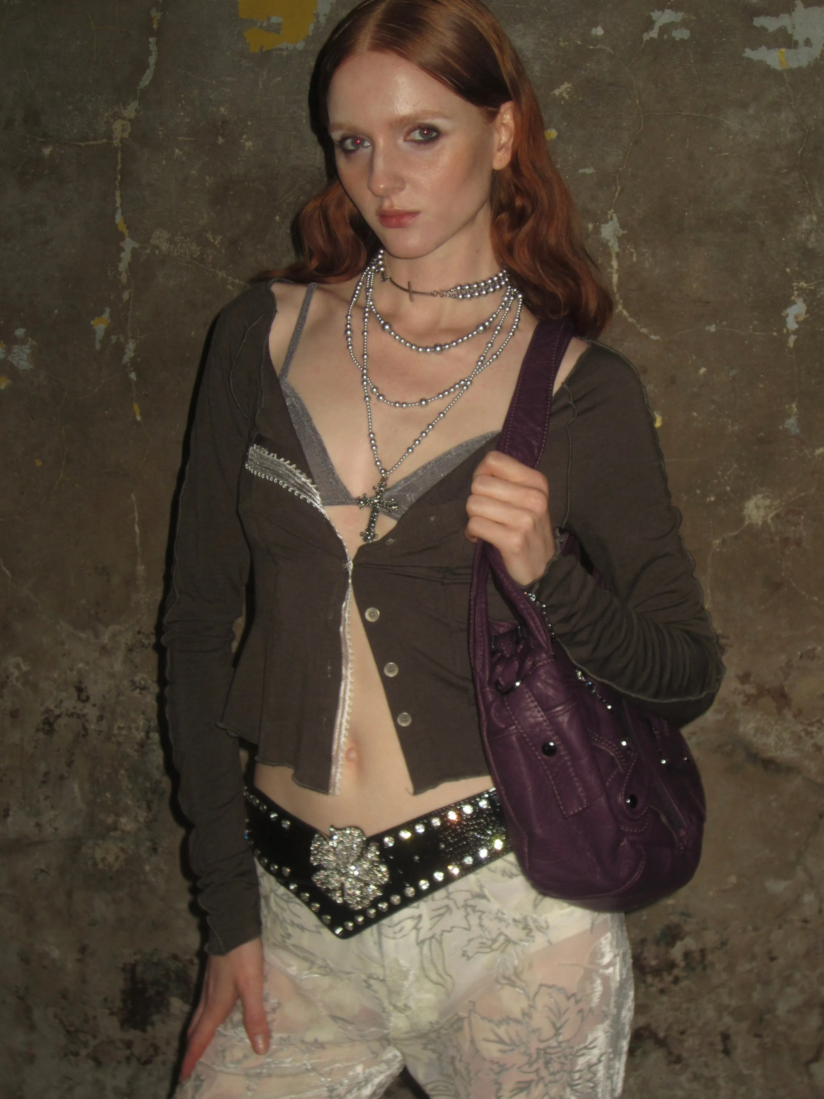 Purple Multi-pocket Tote Bag sold by PROD Bldg product image thumbnail 4