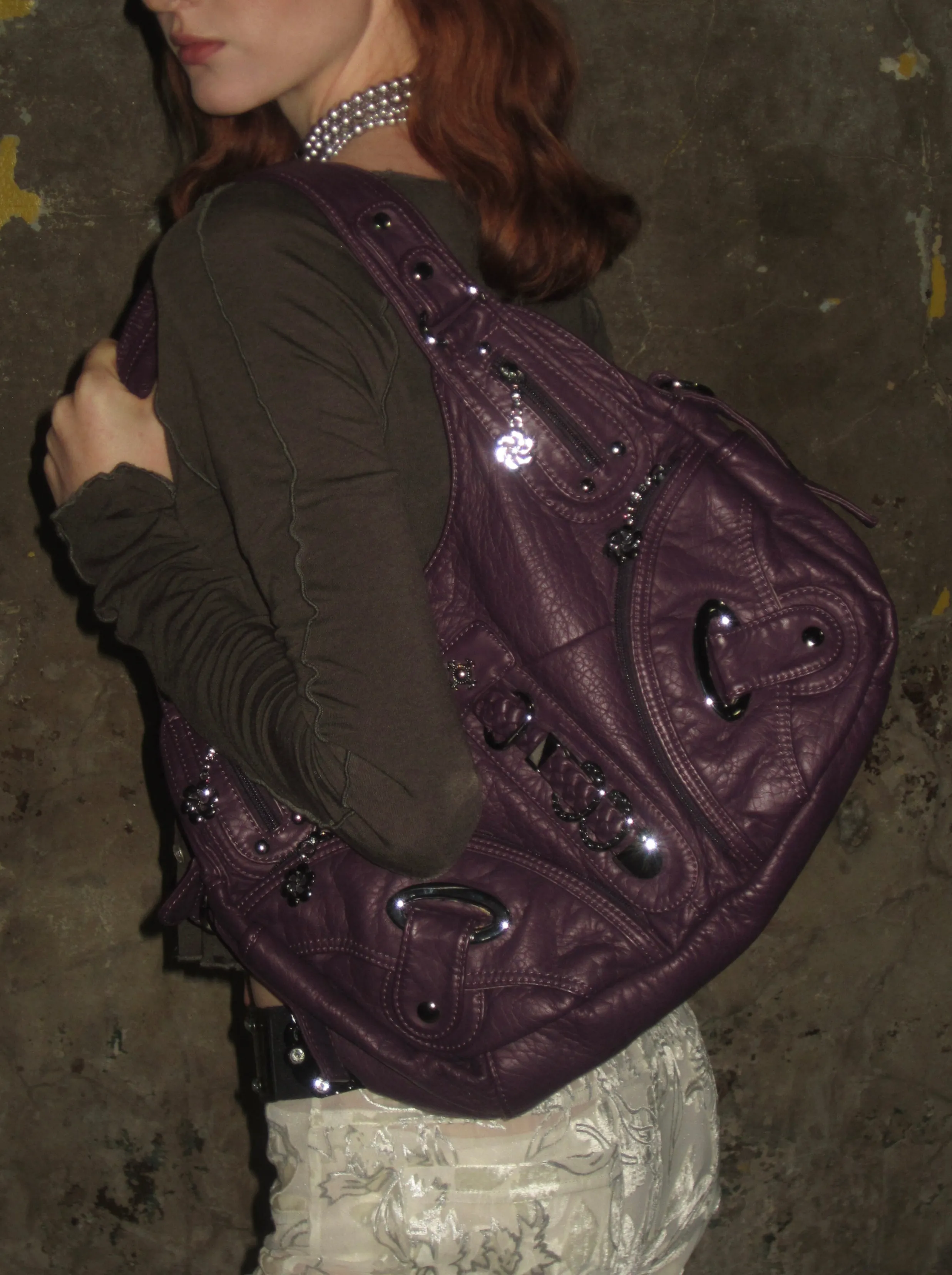 Purple Multi-pocket Tote Bag sold by PROD Bldg