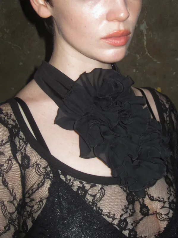 Flower Collar /Black sold by PROD Bldg