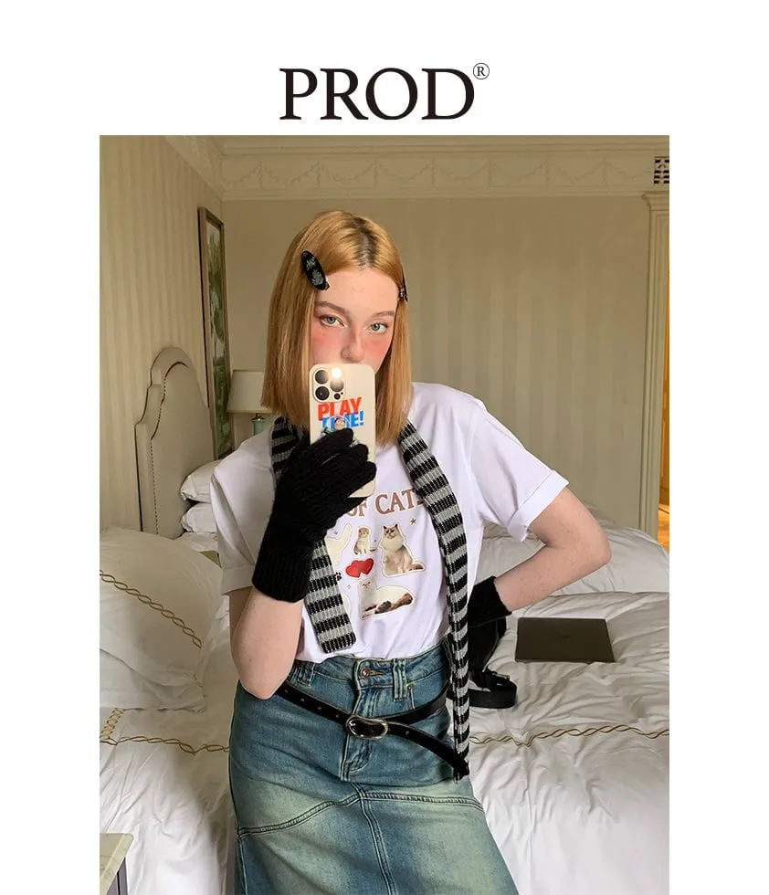 A Lot Of Cats Basic Graphic Short Sleeve T-Shirt sold by PROD Bldg