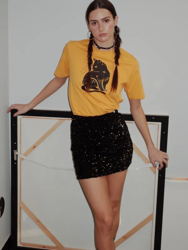 Black Cat Classic T-shirt sold by PROD Bldg
