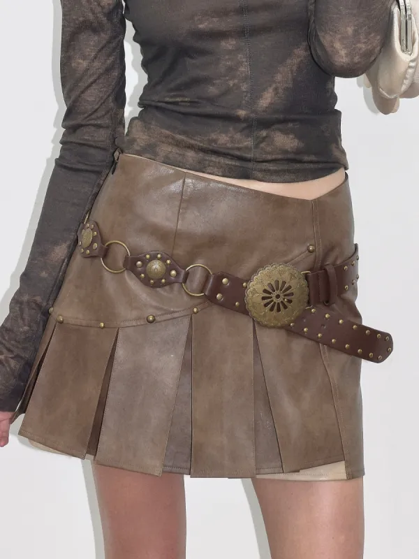 Brown Metal Belt sold by PROD Bldg