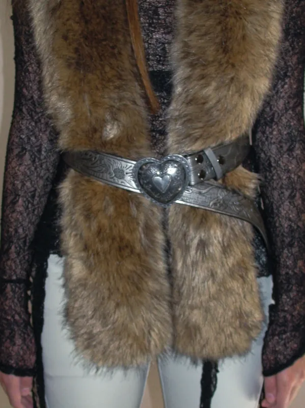 Silver Love Heart Belt sold by PROD Bldg
