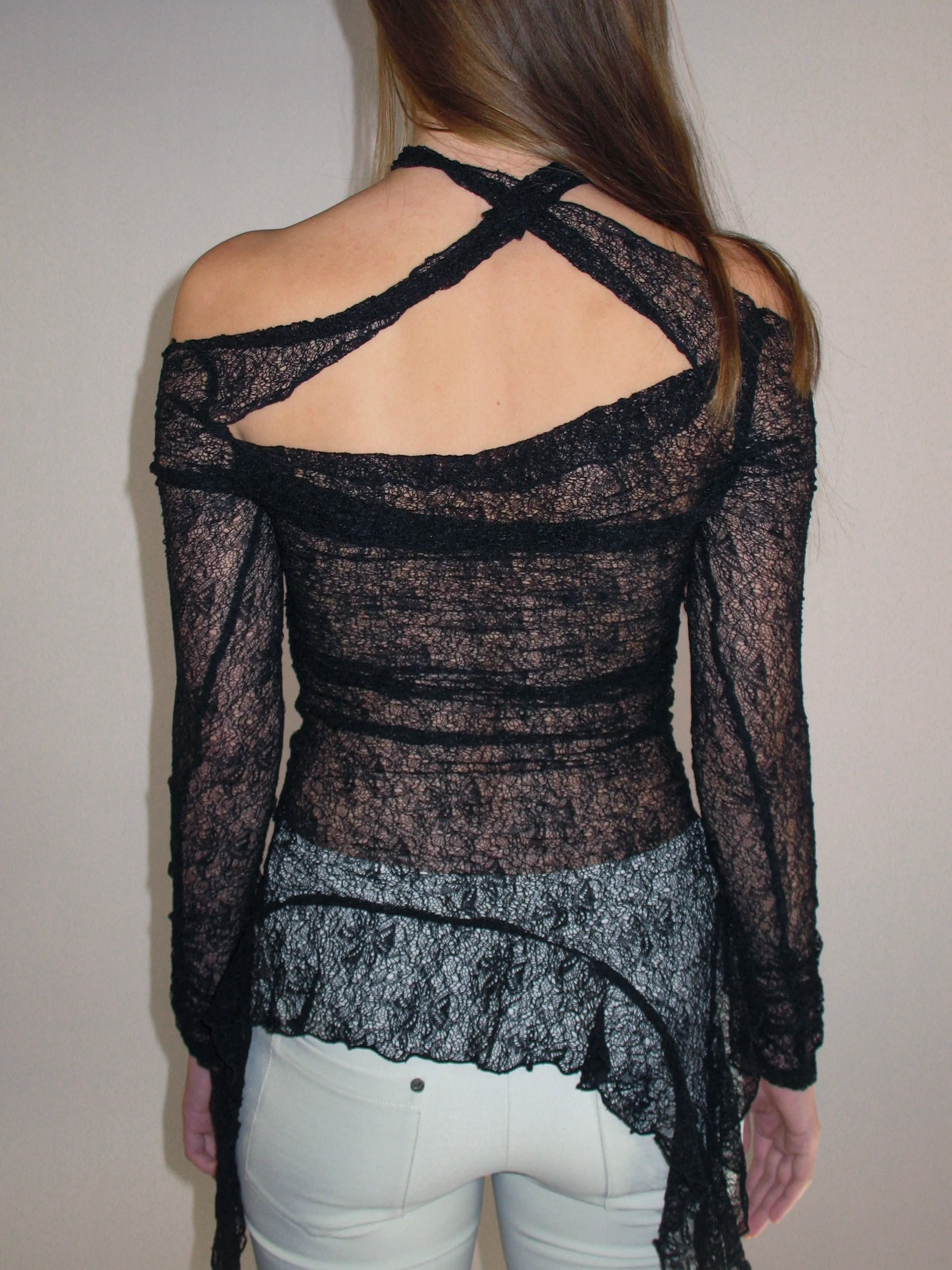 Gossamer Off-Shoulder Sheer Top sold by PROD Bldg product image thumbnail 2