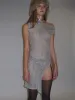 Off-Shoulder Slit Knit Top sold by PROD Bldg