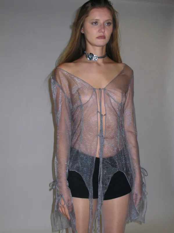 Ethereal Sheer Organza Top sold by PROD Bldg
