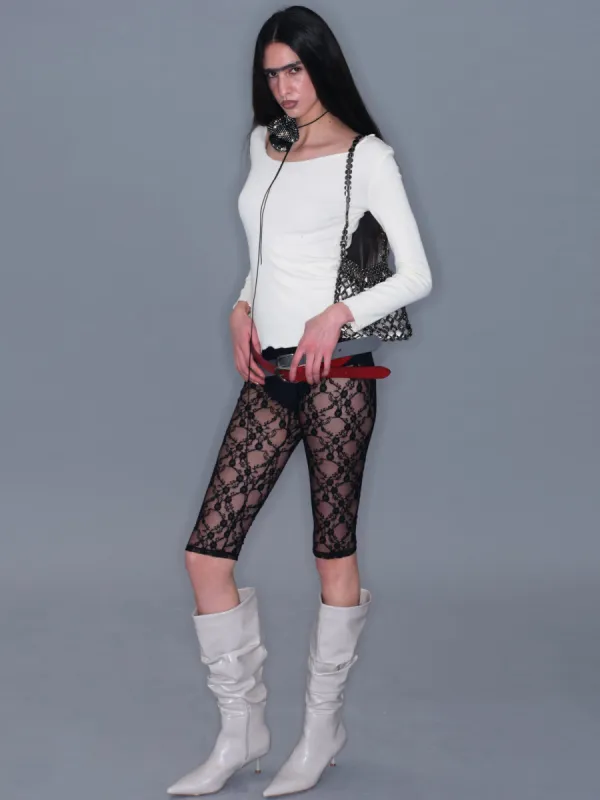 Ruffled V-Neck Long-sleeve sold by PROD Bldg
