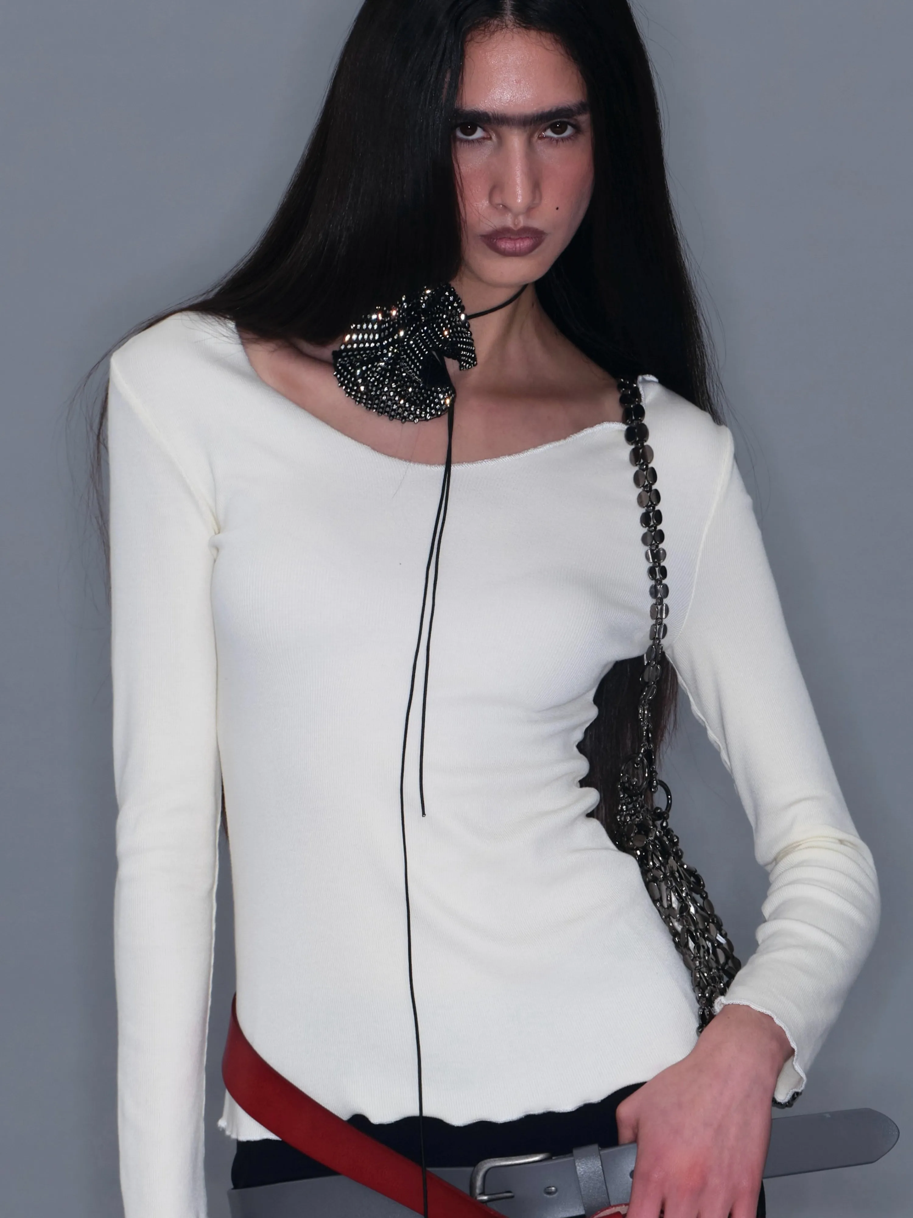 Ruffled V-Neck Long-sleeve sold by PROD Bldg product image thumbnail 2