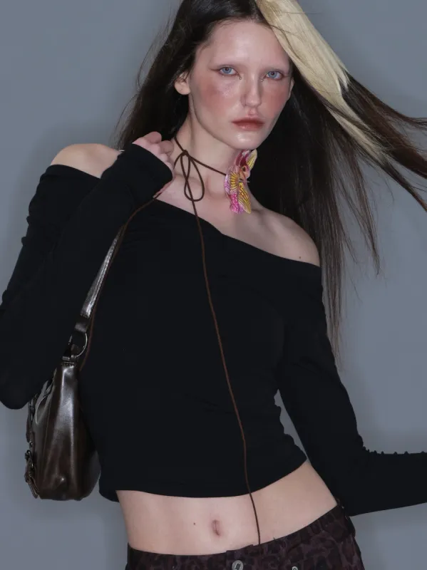 Basic V-Neck Long-Sleeve/ Black sold by PROD Bldg