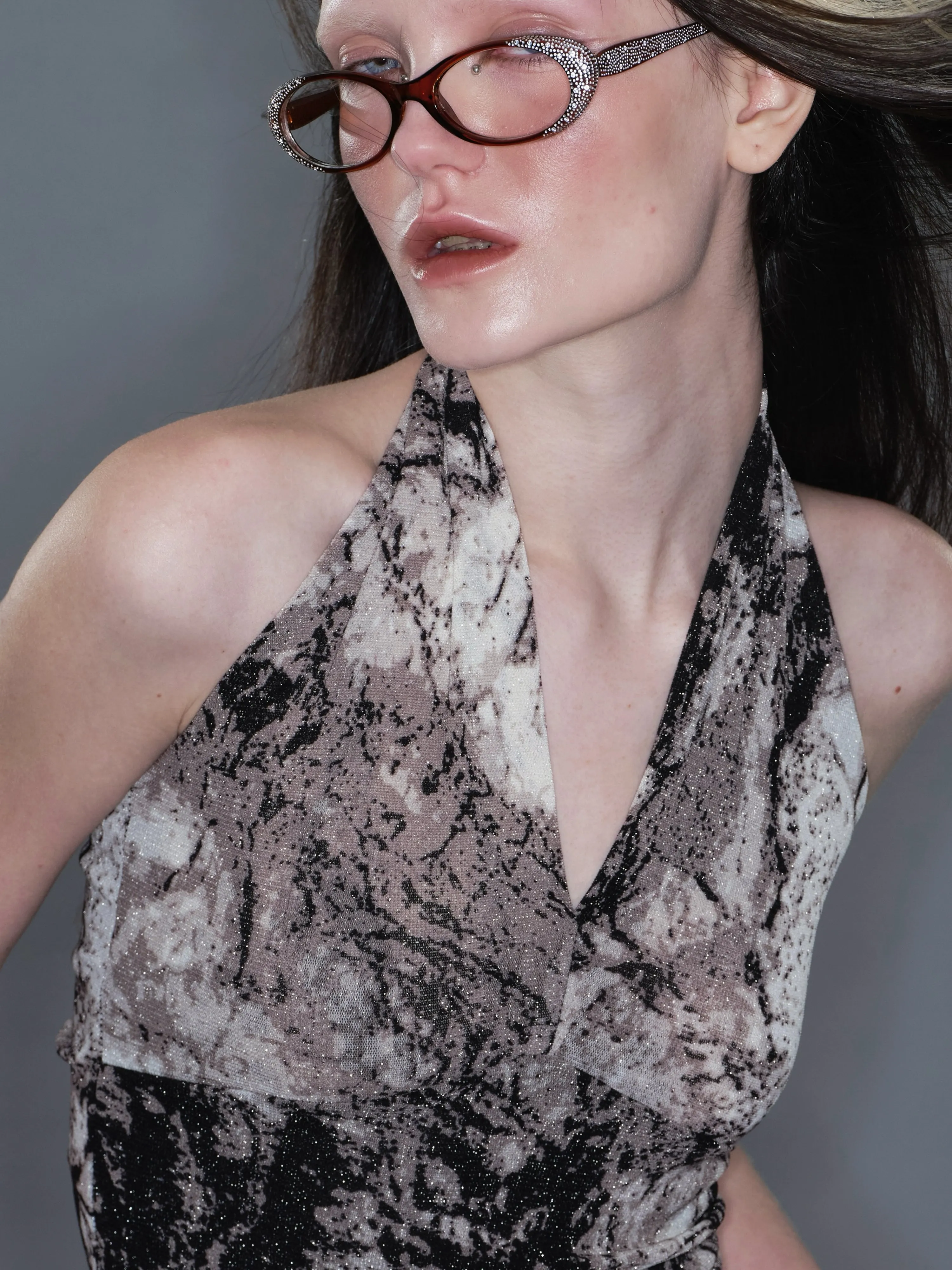 Shiny Thread Halter Printed Tank sold by PROD Bldg product image thumbnail 2