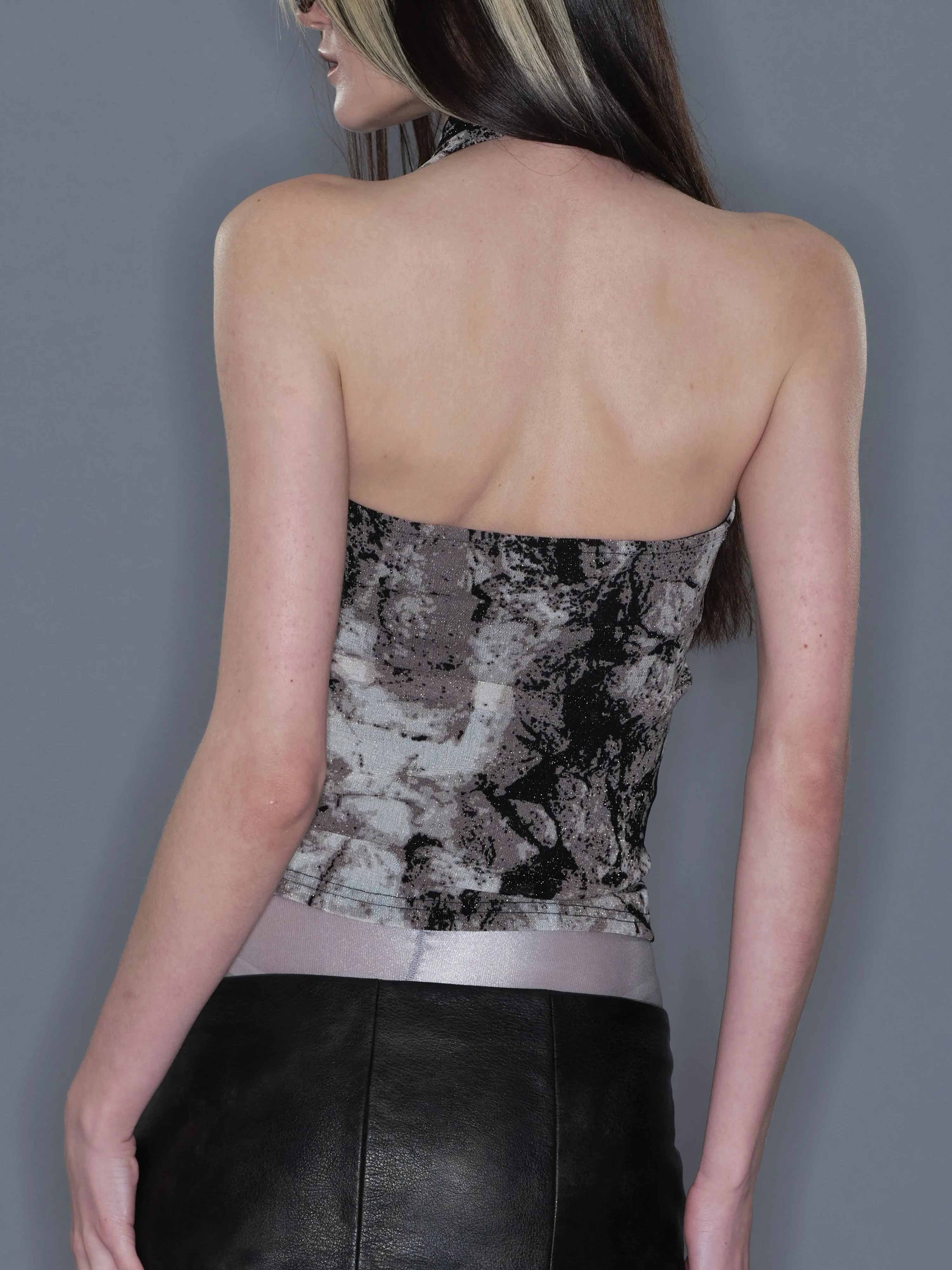 Shiny Thread Halter Printed Tank sold by PROD Bldg product image thumbnail 3