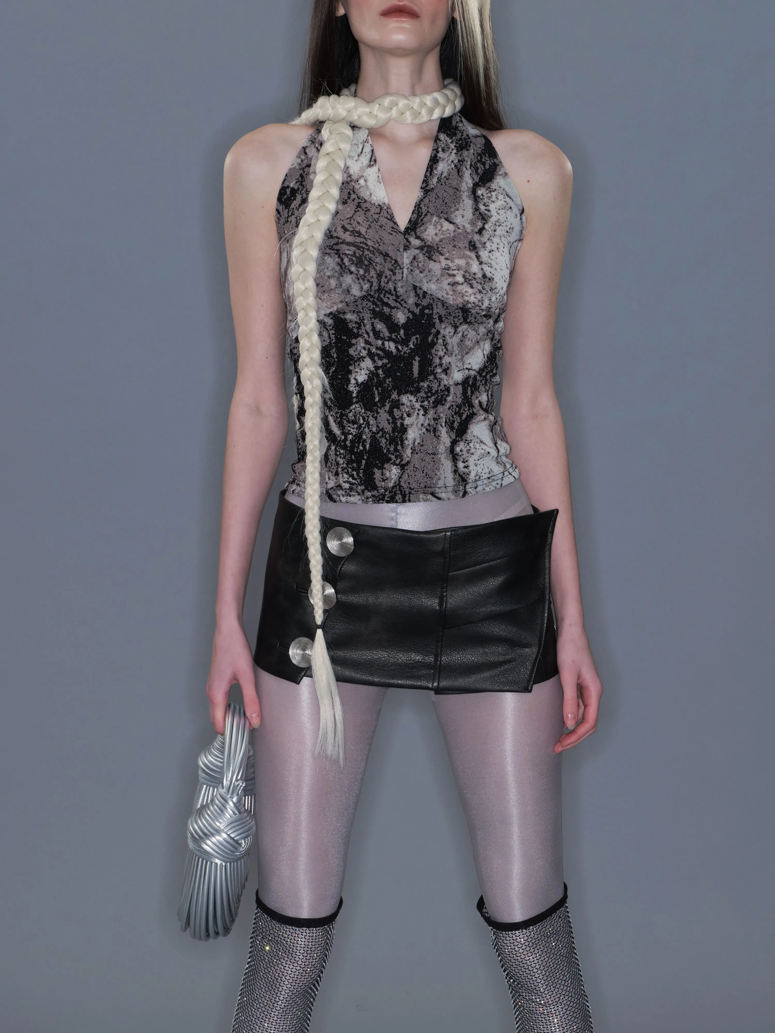 Shiny Thread Halter Printed Tank sold by PROD Bldg product image thumbnail 5