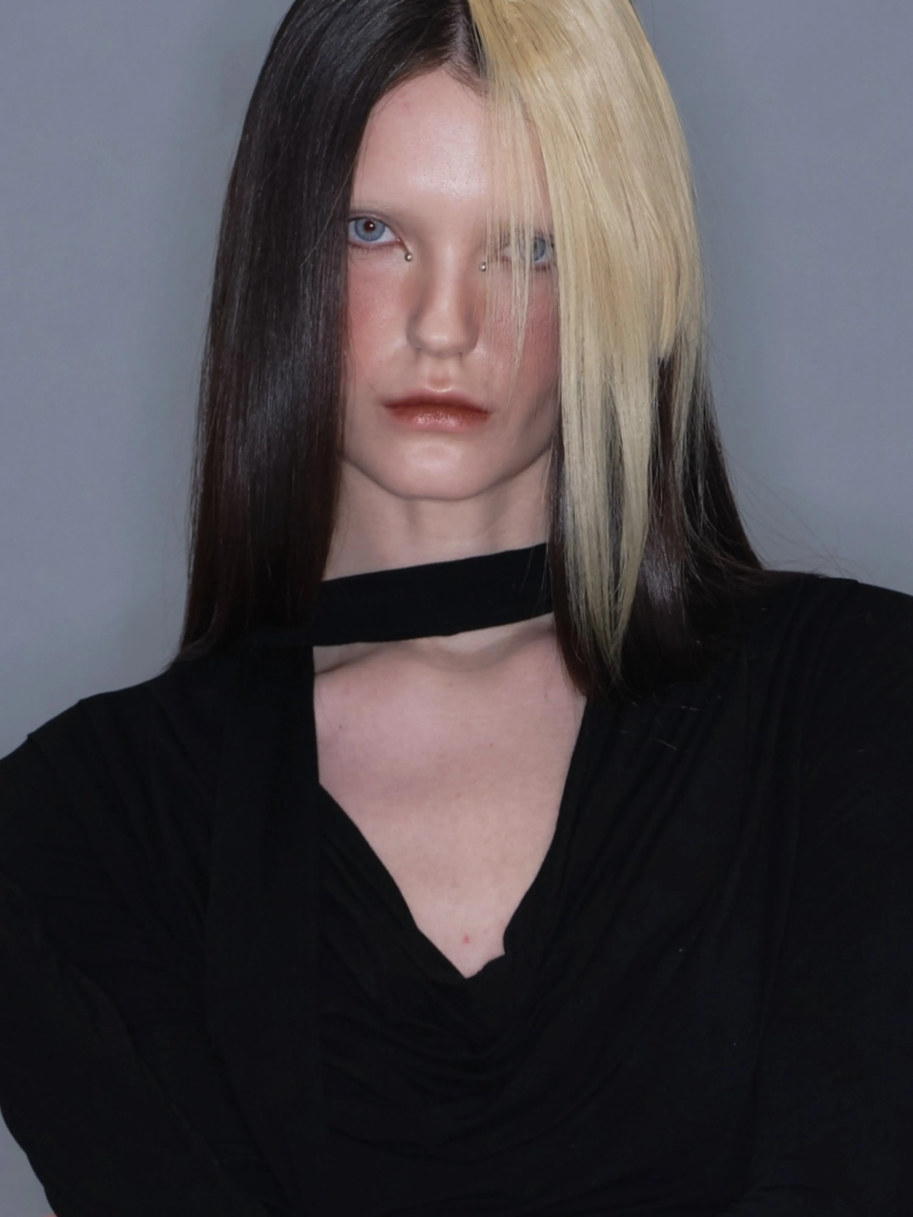 Draped Halter Tie-Neck Long Sleeve Top sold by PROD Bldg product image thumbnail 3