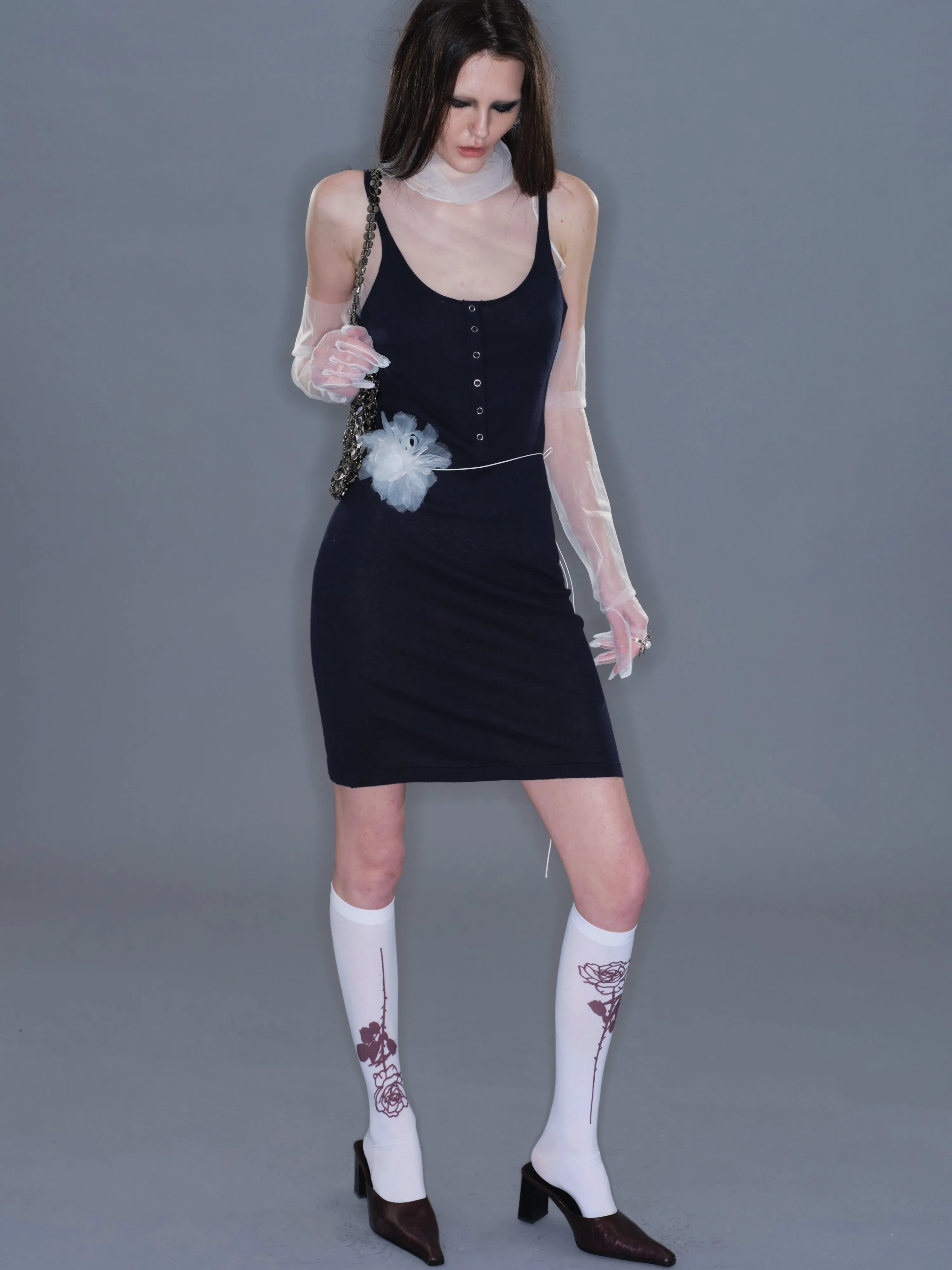 Button Knit Tank Dress sold by PROD Bldg product image thumbnail 2