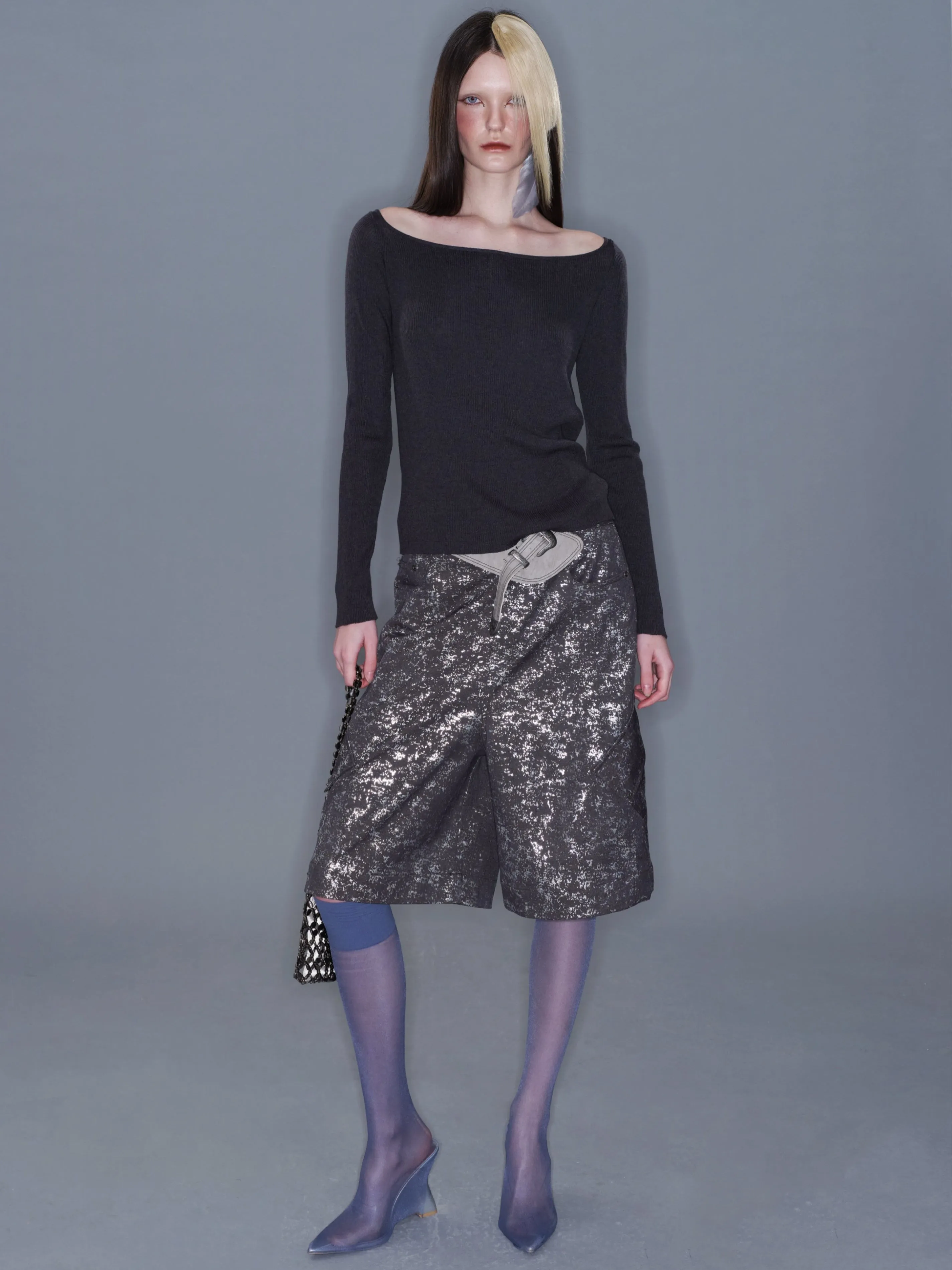 Multiway Round Neck Beaded Knit Top sold by PROD Bldg product image thumbnail 4