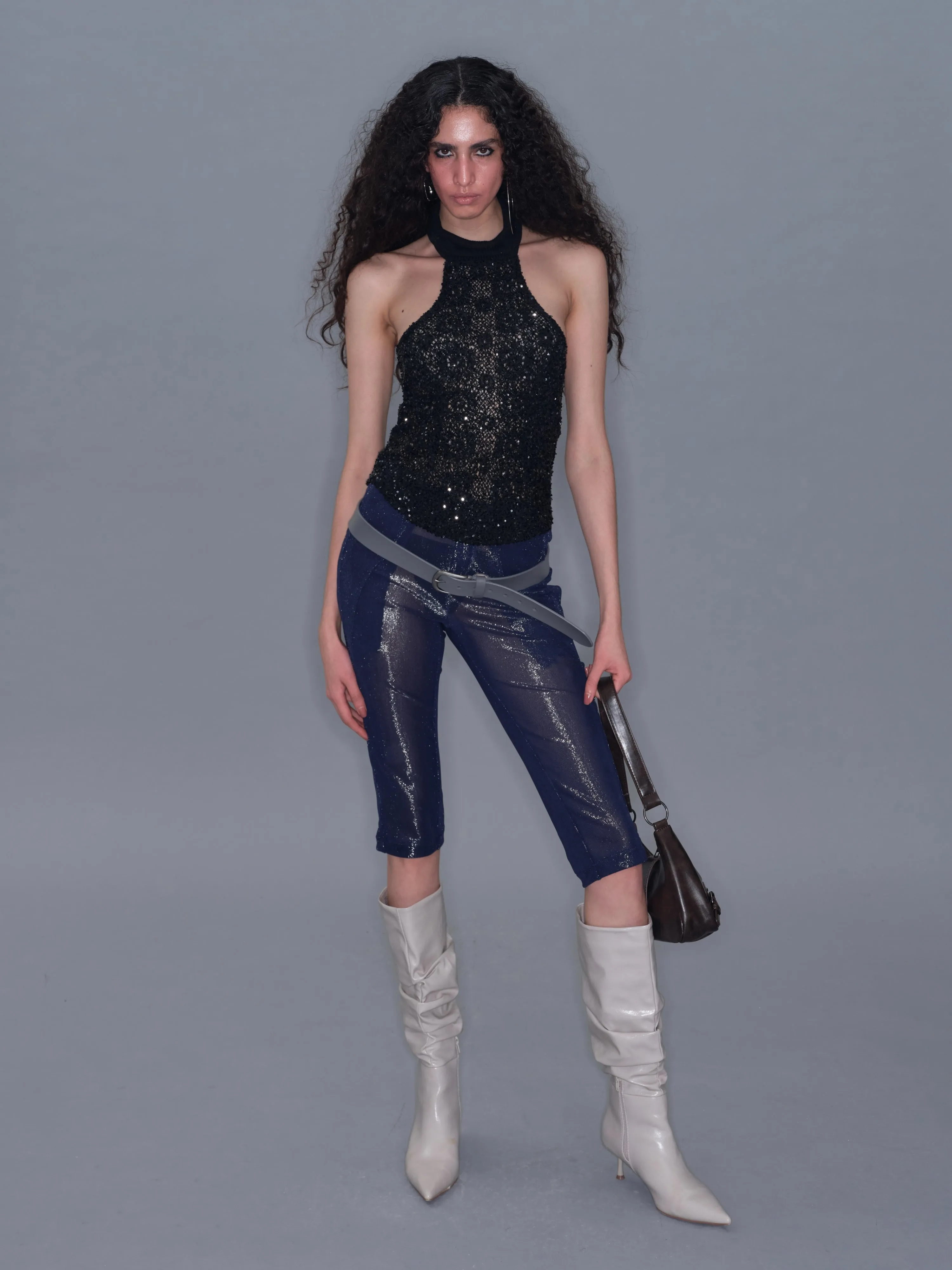 High-Neck Sequin Tank Top sold by PROD Bldg product image thumbnail 2