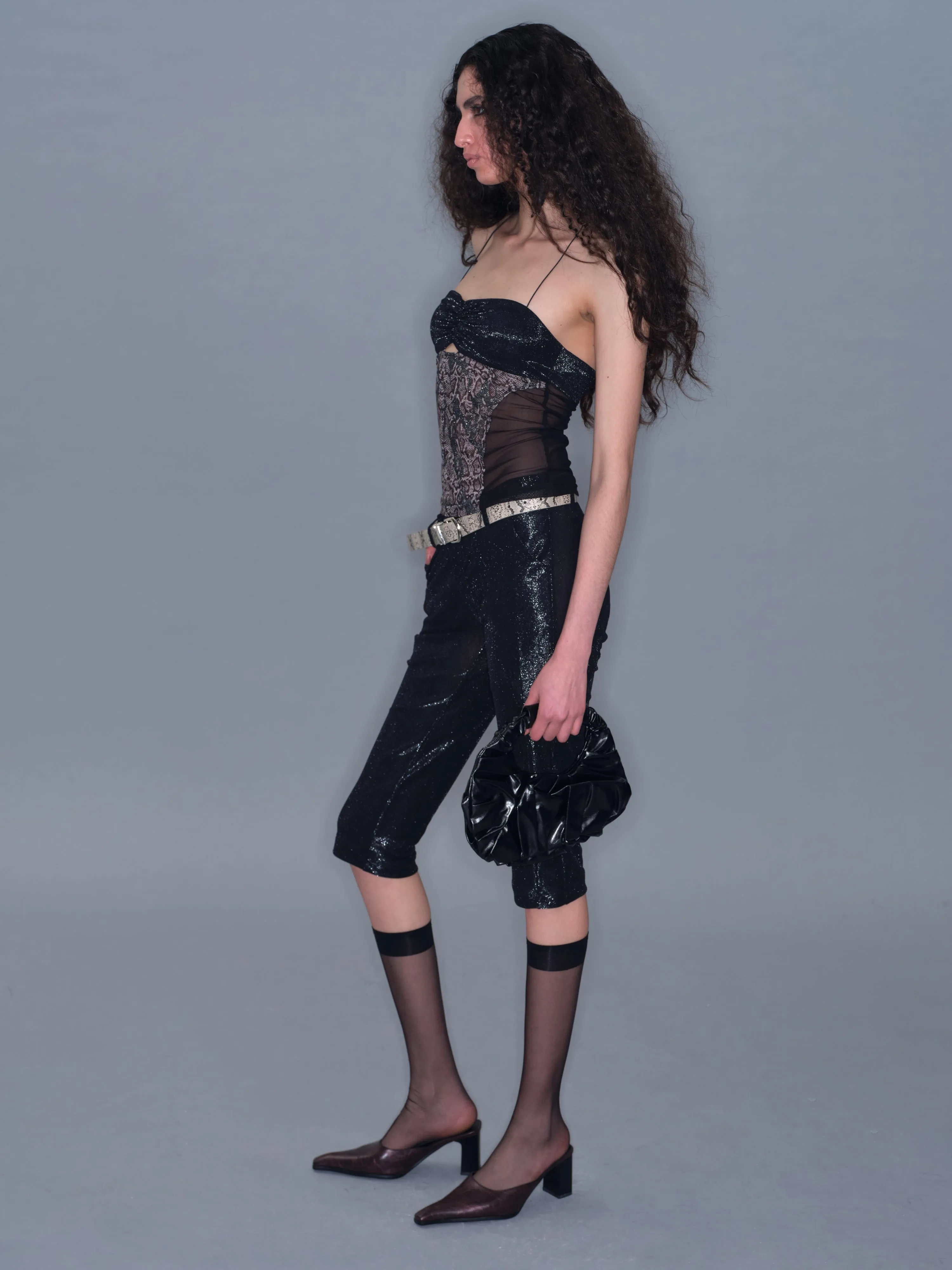 Colorblock Halter Neck Bustier Top sold by PROD Bldg product image thumbnail 5