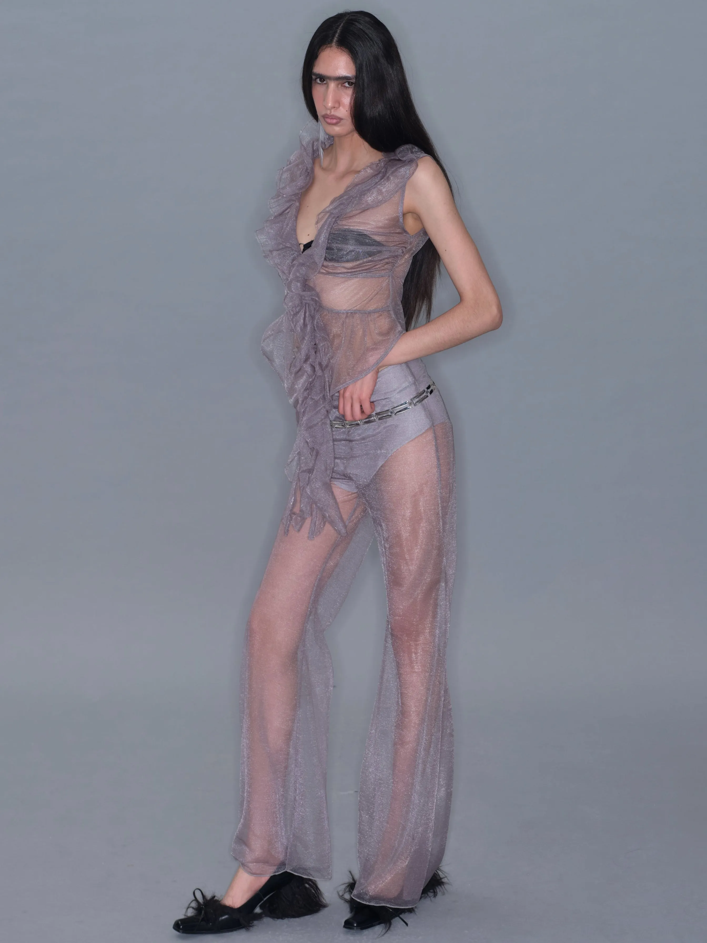 Sheer Casual Flared Pants sold by PROD Bldg product image thumbnail 3