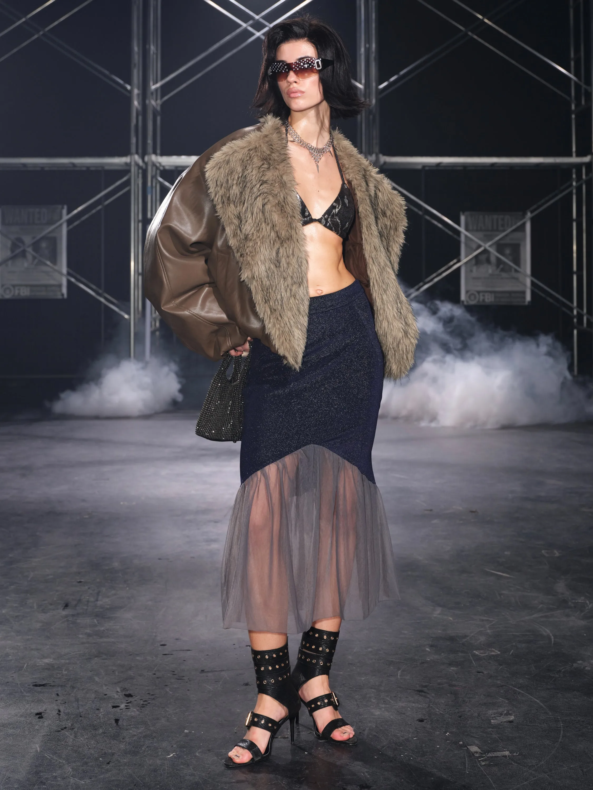 Glacier Faux Fur Trim Puffer Down Jacket Brown sold by PROD Bldg product image thumbnail 4