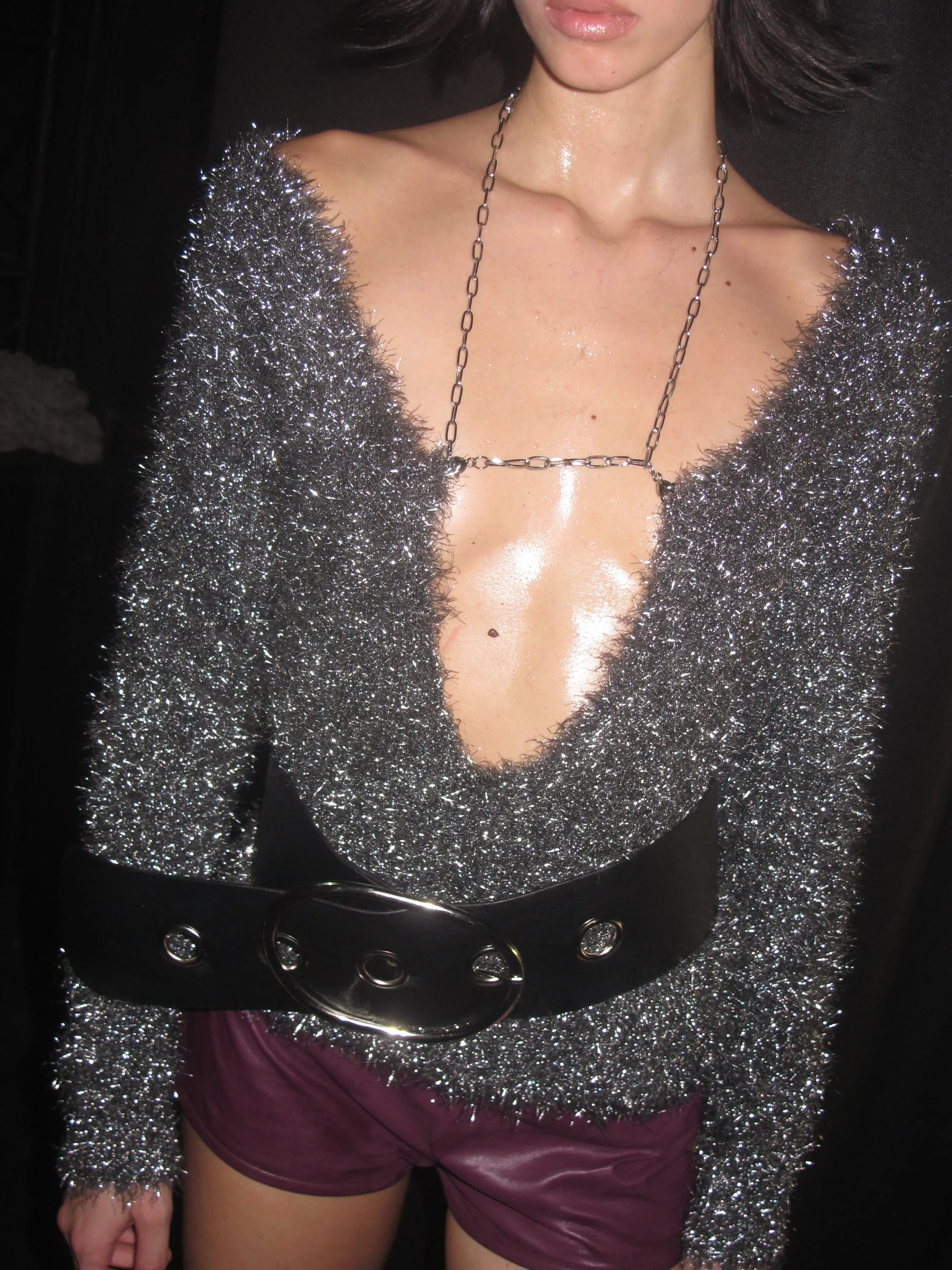 Adore Me V Neck Glitter Sweater sold by PROD Bldg product image thumbnail 5