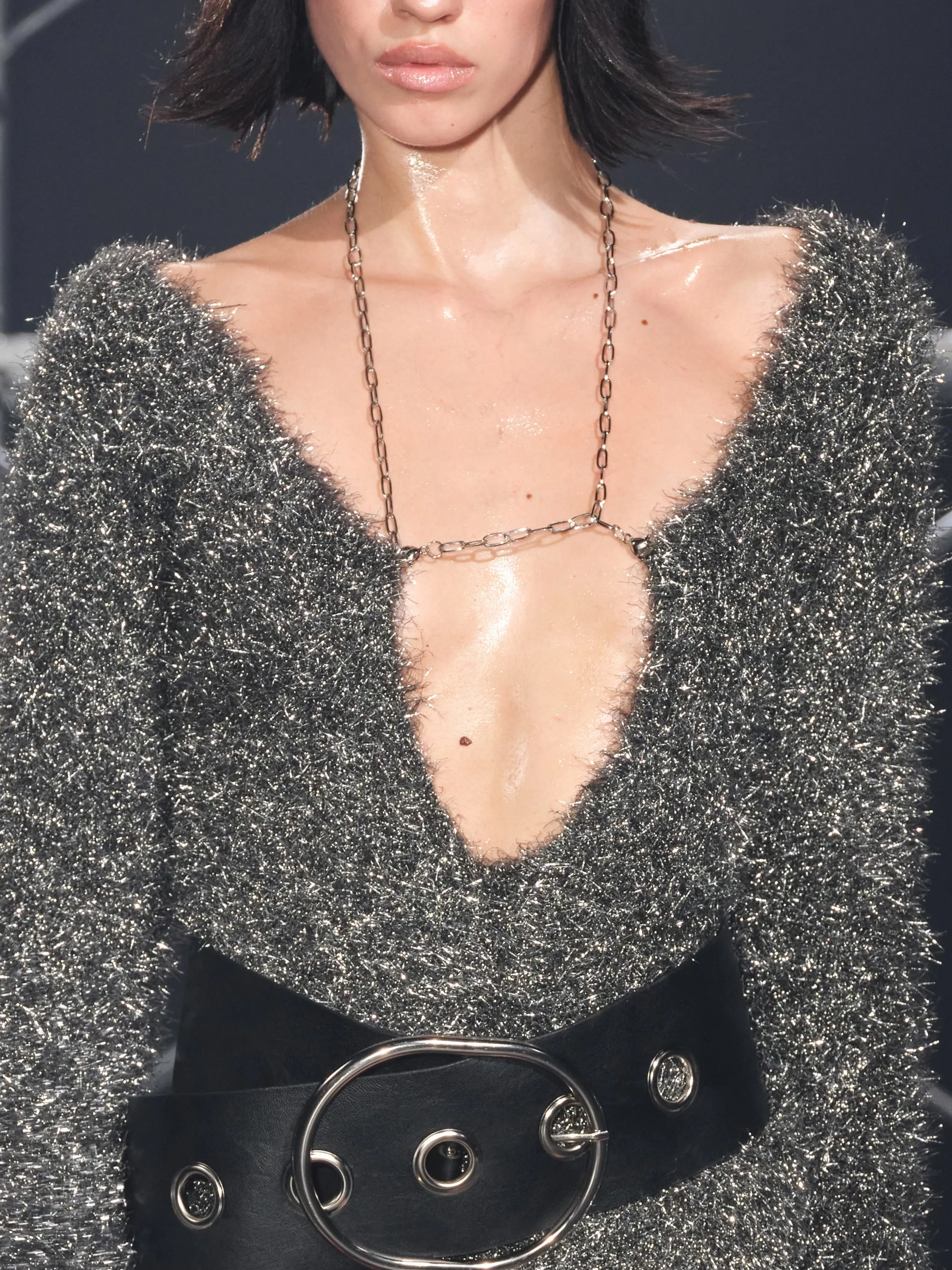 Adore Me V Neck Glitter Sweater sold by PROD Bldg product image thumbnail 4