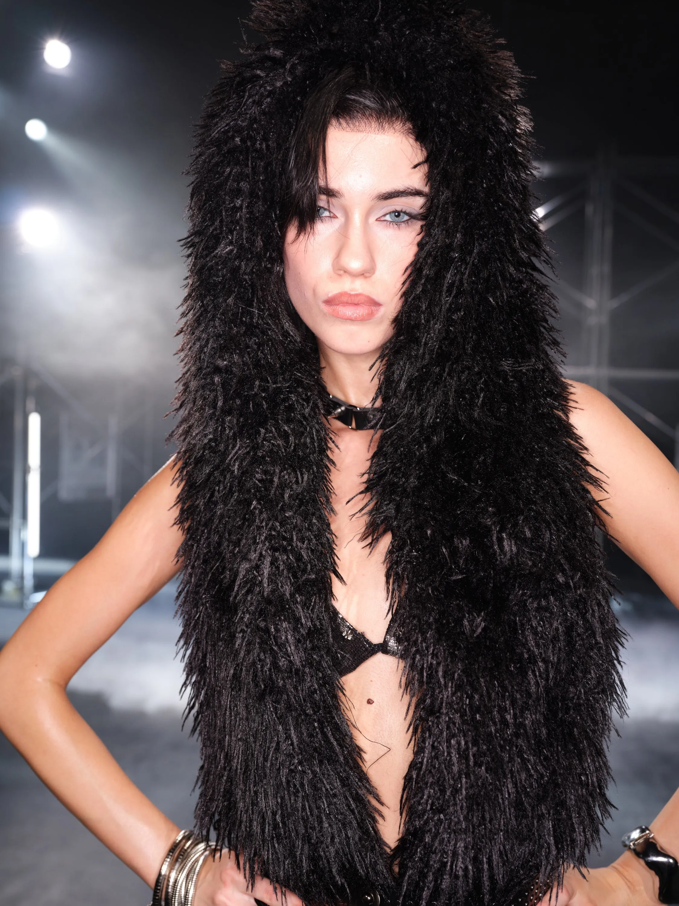 Wildfire Hooded Wrap Top Black sold by PROD Bldg product image thumbnail 5