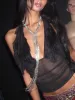 Ophelia Faux Fur Halter Top Black sold by PROD Bldg