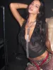 Ophelia Faux Fur Halter Top Black sold by PROD Bldg