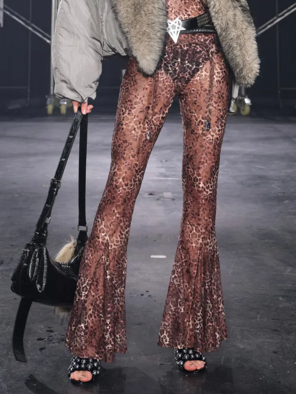 Slither Mesh Flare Pants sold by PROD Bldg