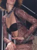 Nadia V-neck Top In Leopard sold by PROD Bldg