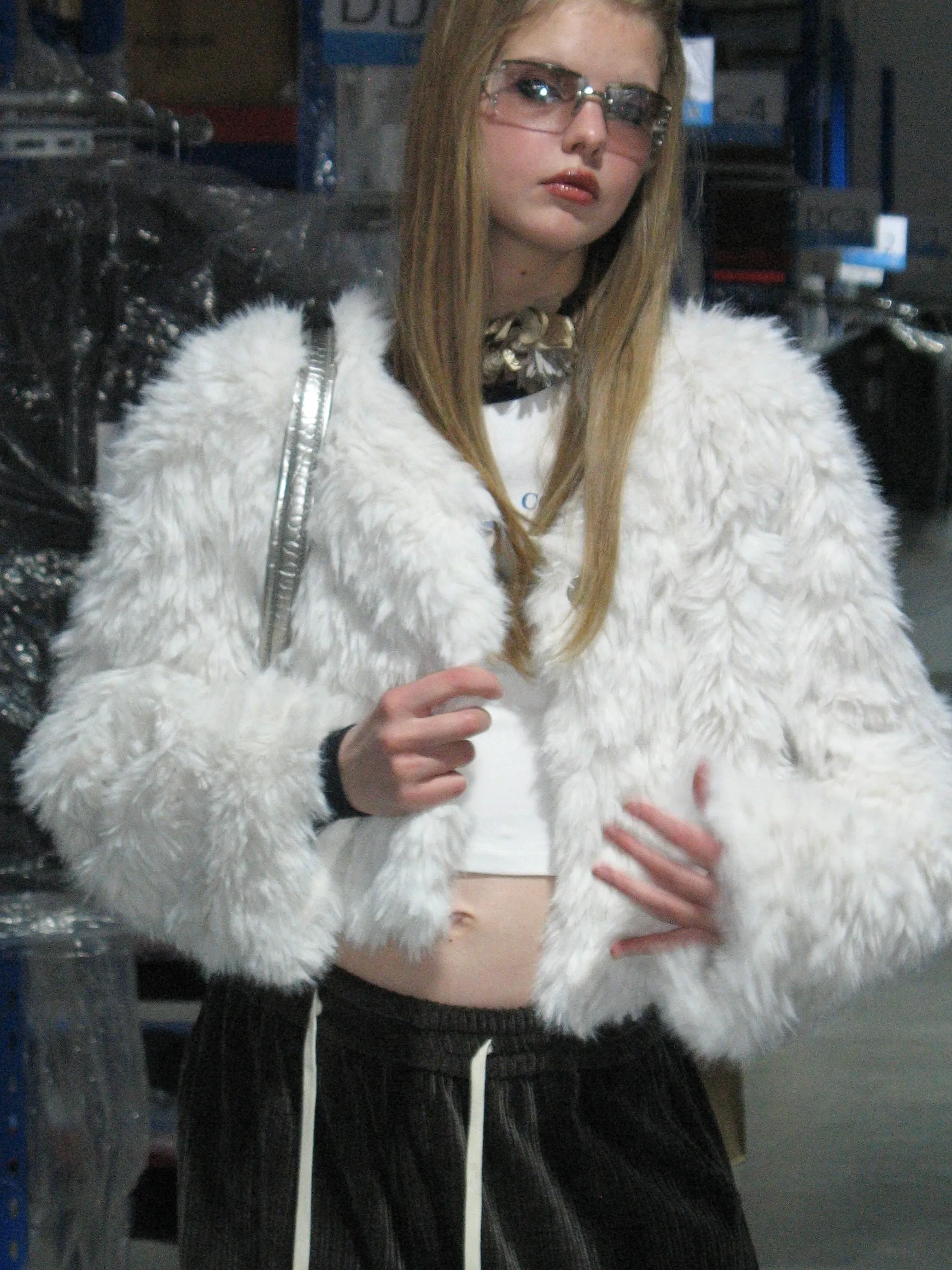 Faux Fur Button Coat sold by PROD Bldg product image thumbnail 5