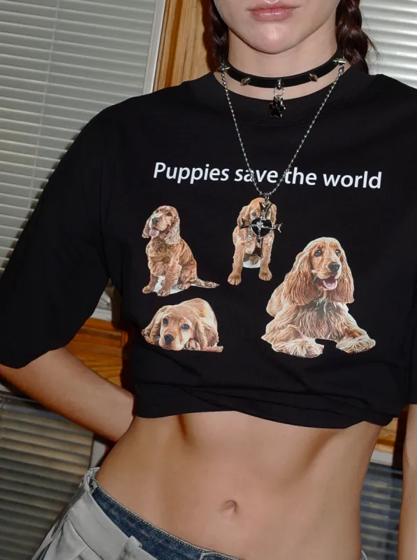 Puppies Save The World Classic T-shirt sold by PROD Bldg