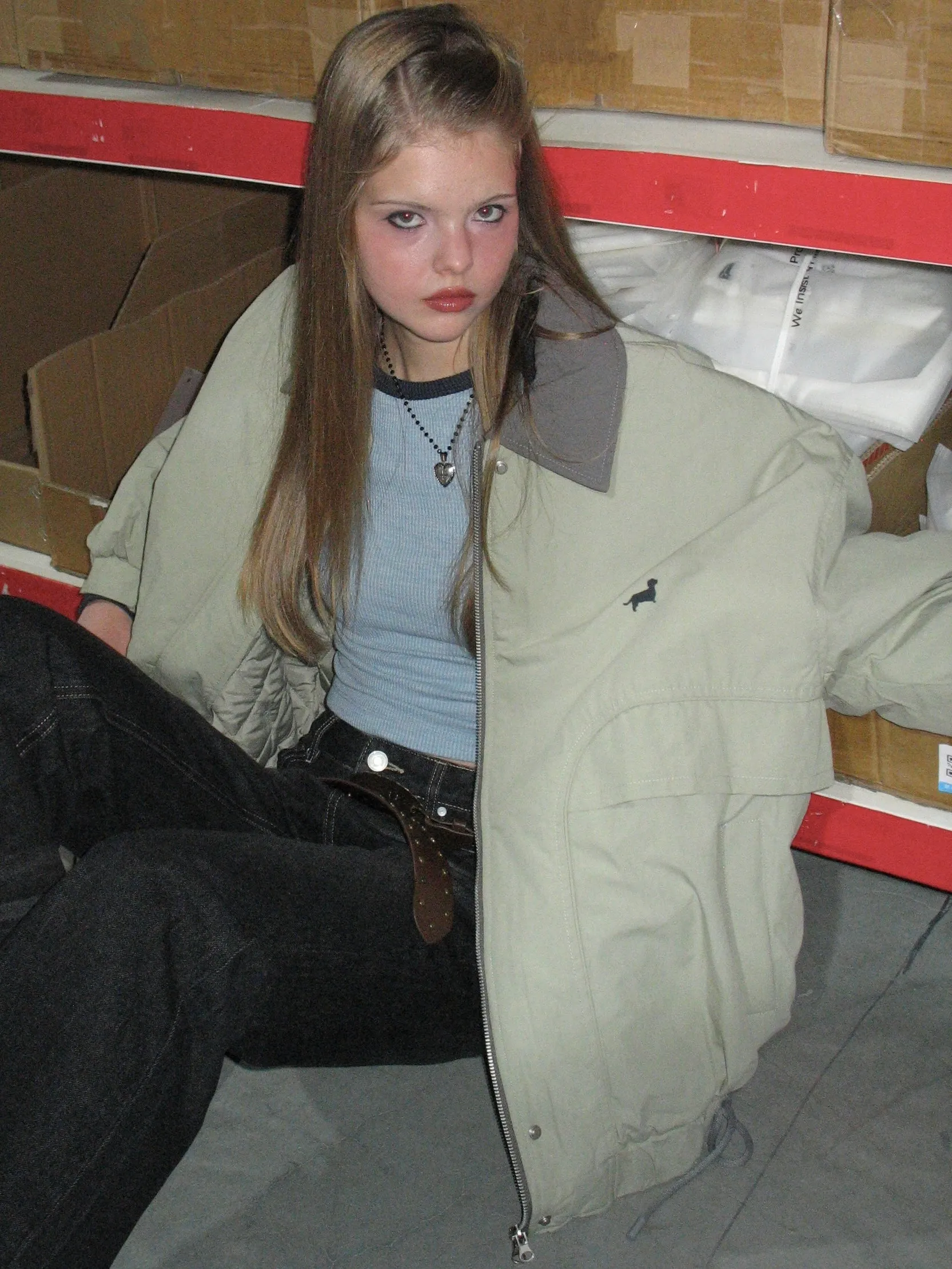 Sage Green Lightweight Jacket sold by PROD Bldg